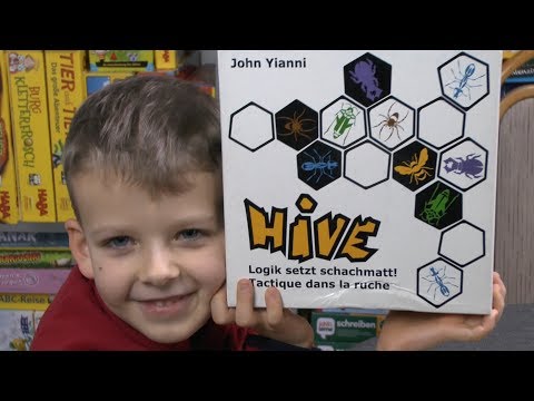 Hive (Huch!) - ab 9 Jahre - abstraktes sehr taktisches 2-Personen-Spiel