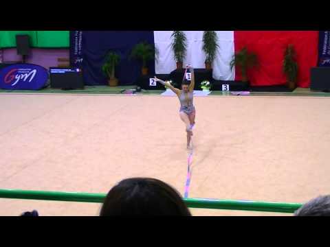 GOAVEC Emeline Ruban  Nat B senior Championnat de France Pfastatt 2015