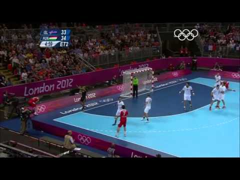 Handball Men's Quarterfinals   Hungary v Iceland   London 2012 Olympic Games Highlights   YouTube