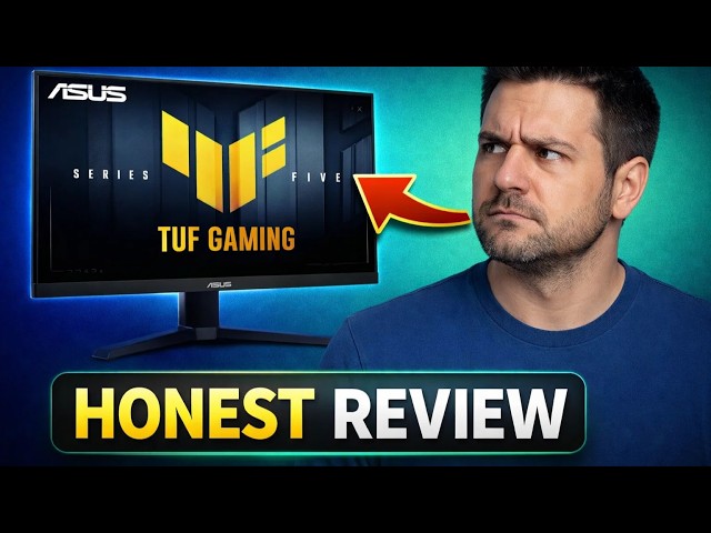 Vídeo relacionado con ASUS TUF Gaming VG249QM5A - Monitor con Panel Fast IPS Full HD de 23,8 Pulgadas, 240 Hz, 0,3 ms, Compatible con G-Sync, AMD FreeSync Premium, ELMB Sync, 99% sRGB, DisplayWidget Center, Gaming AI