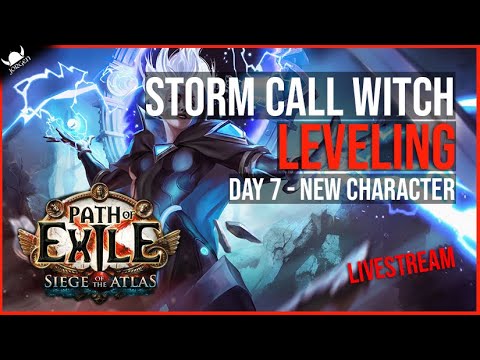 DAY 7 LEVELING Storm Call Witch - Livestream - 10.2.2022