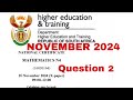 Mathematics N4 November 2024 Question Paper Memo Question 2