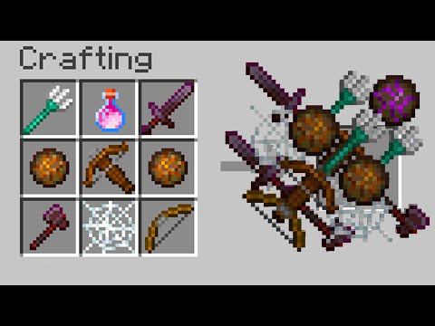 How to CRAFT The Most OVERPOWERED Weapon in Minecraft!