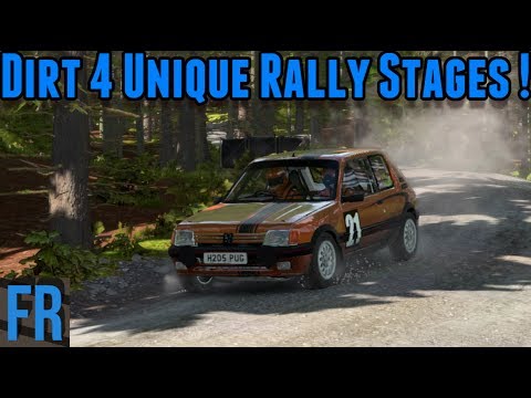 Dirt 4 - Unique Rally Stages !