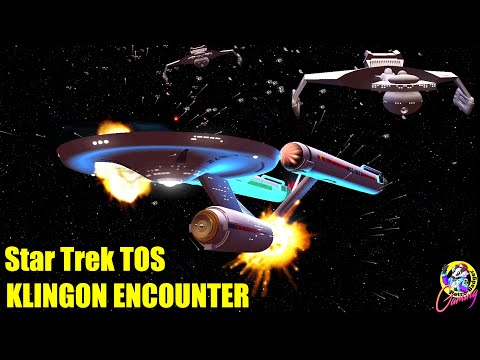 Constitution Class VS 2 Klingon D7's - Both Ways - Star Trek Starship Battles