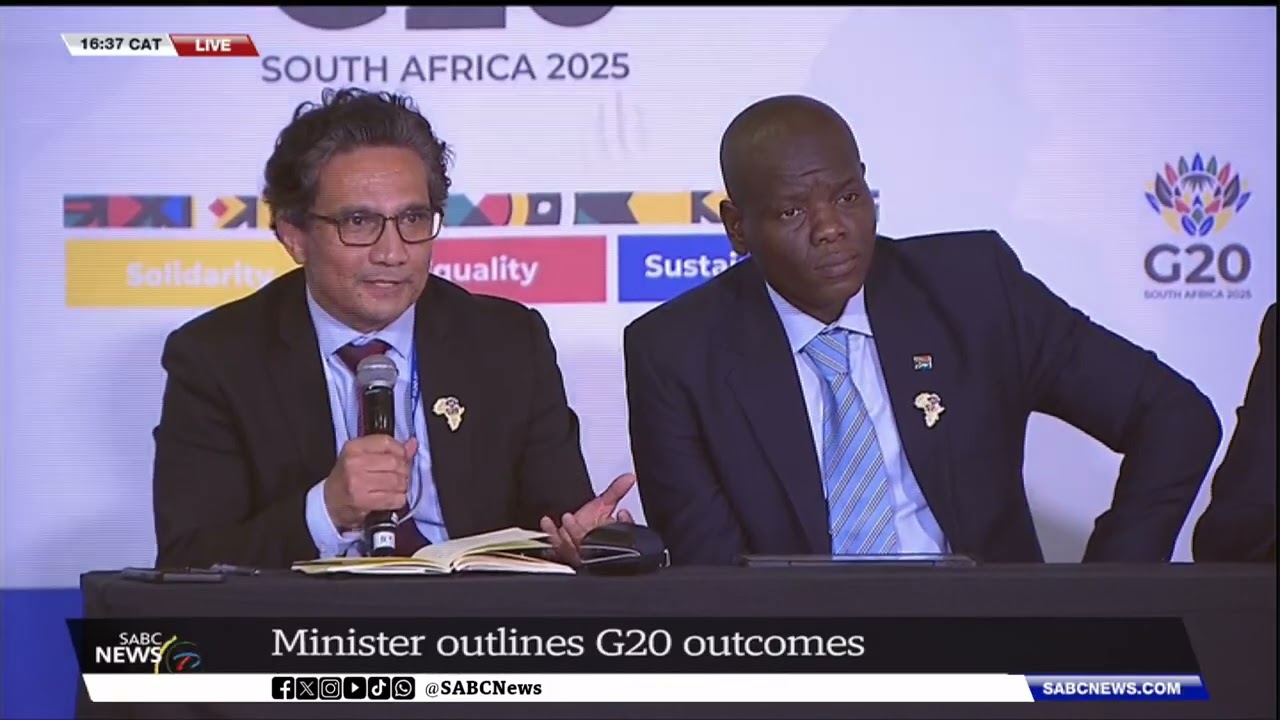 G20 Foreign Ministers' Meeting I International relations Minister outlines G20 outcomes