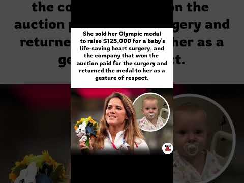She sold her Olympic gold to save a baby's life. . ???????? #KindnessMatters #FaithInHumanity
