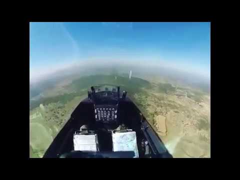 F-16 Take off , Test pilot ,landing Awesome cockpit view