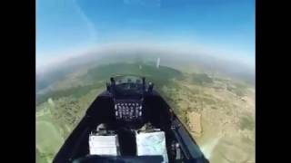 F-16 Take off , Test pilot ,landing Awesome cockpit view