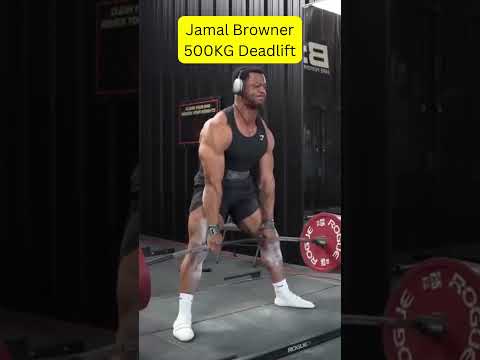 Jamal Browner 500KG Deadlift!! #shorts #youtube #subscribe #sumo #viral #jamalbrowner