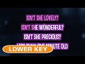 Isn't She Lovely (Karaoke Lower Key) - Stevie Wonder