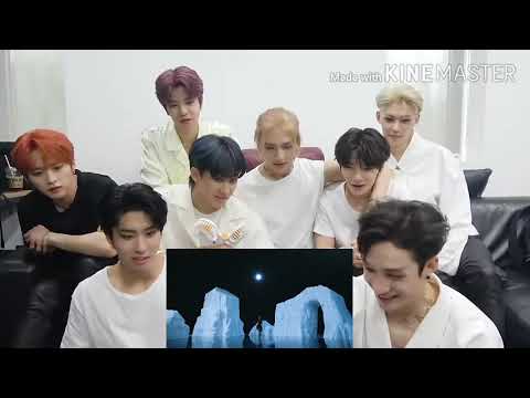 STRAY KIDS Reaction to EVERGLOW -DUN DUN!💜 (Fanmade)