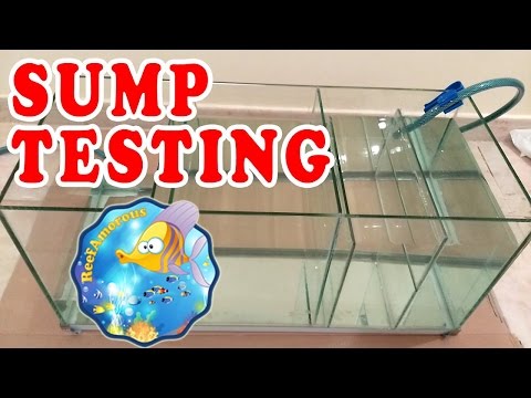 HOW TO: The Best Way to DIY Aquarium Sump Filter | Sump Testing, part 2/2 (120g Reef Tank Setup E3)