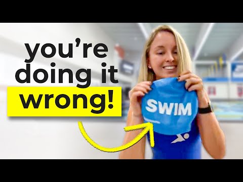 How To Put On A Swim Cap