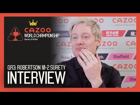 Robertson One Step Away From Crucible! | Cazoo World Championship 2024