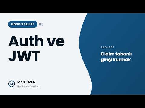 HospitalLite (HMS): Auth Controller & JWT (Claim Based)