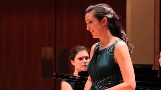 Les Papillons (Chausson) - Rebecca Vanover, soprano - March 2014