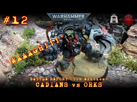Imperial Guard (Astra Militarum) vs Orks Warhammer 40k 9th Edition Battle Report Ep: 12
