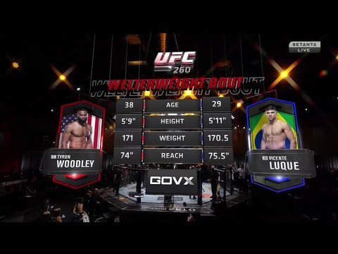 Tyron Woodley vs Vicente Luque full fight