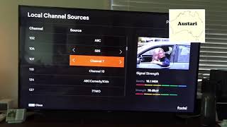 How to scan free to air  channels on the foxtel Iq4