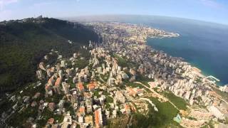 preview picture of video 'Paragliding- Solo flight off Harissa. jounieh, Lebanon- ExitToNature.'