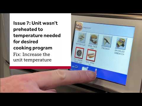 Merrychef eikon Oven Troubleshooting