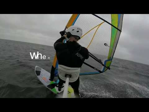 Windsurfing tutorial gybe