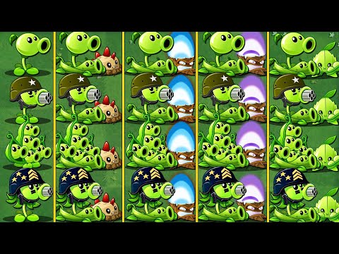 Tournament All Normal Pea & Support Plants - Who Will Win? - Pvz 2 Plant vs Plant
