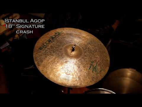 Istanbul Agop Signature 18" crash 1242g vintage K Zildjian like cymbal