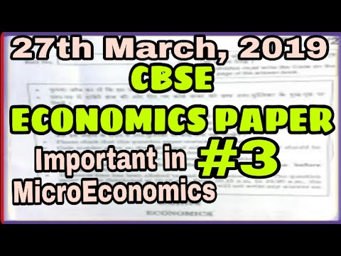 Economics exam 2019|video3|2019Cbse Economics Exam|Important topics in MicroEconomics|ADITYA COMMERC