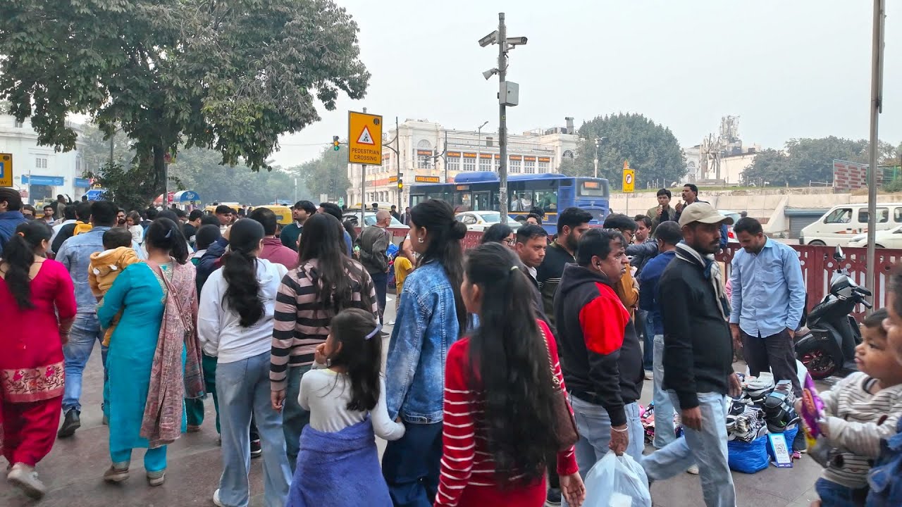 Immersive street-level walking tour through Delhi (Other 9), India, showcasing authentic urban landscapes, local architecture, and the vibrant atmosphere of the city's neighborhoods