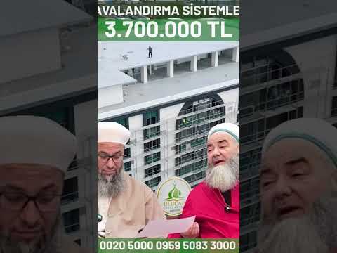 Yükselen Uluçam Medresemizin inşaatını Cübbeli Ahmet Hocamız tanıtıyor.