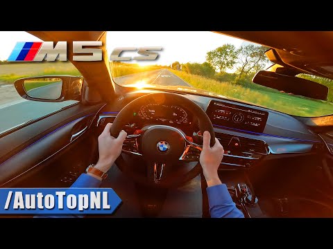 BMW M5 CS F90 POV Test DRIVE & SLIDE by AutoTopNL