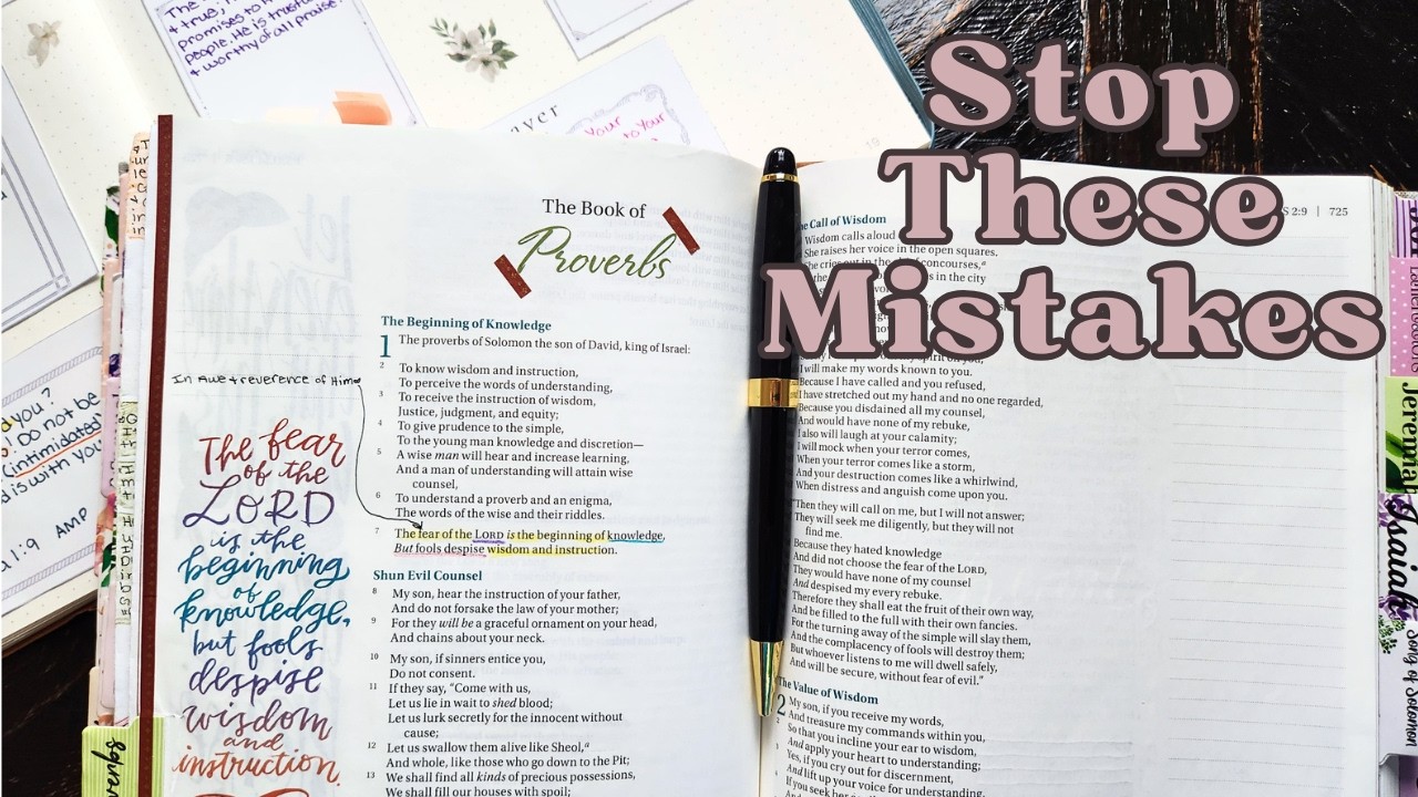 5 Things Beginners Get Wrong About Bible Journaling