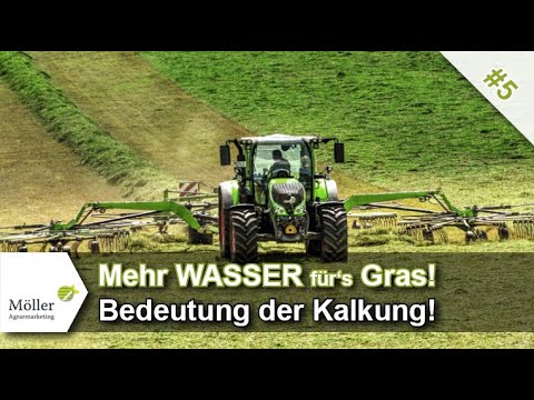 VIEL mehr Wasser im Grünland aufnehmen? Regelmäßige Kalkung wirkt! Grünland verbessern Teil #5/16