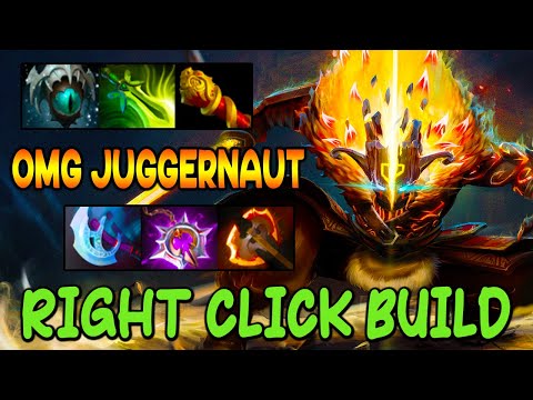 RIGHT CLICK BUILD [ Juggernaut ] CRAZY TEAM FIGHT - INTENSE OMNISLASH - DOTA 2 GAMEPLAY