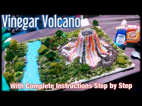 Volcano Eruption Project - Fun Science Fair Project by Vanessa
