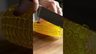 Sweet Corn Cutting AMSR #relaxing #asmr #satisfying #cuttingasmr #fruit #orange #ai #fruitcutting