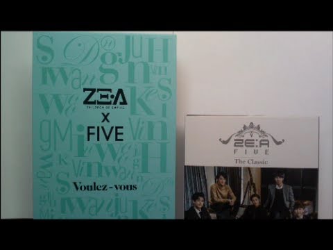 Unboxing ZE:A Five 1st Korean Mini Album Voulez-vous & 1st Japanese Single The Classic [Type C]