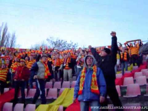 Widzew Łódź - Jagiellonia 1:2 XXIV kolejka II ligi 2004/2005 - doping 3