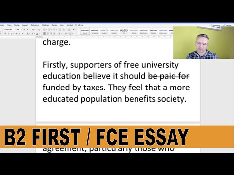 B2 First Essay Writing - How to Write a B2 Essay
