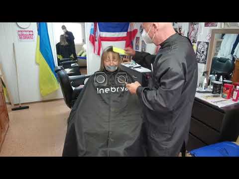 Barbershop girl CLAUDIA forced haircut ✂️💈