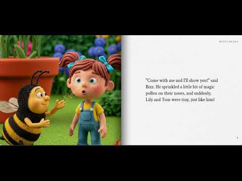 The Little Helpers in the Garden(Bees) | Kids Storytelling Book