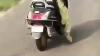 Girls + Activa Scooty = Deadly Combination 🔥�