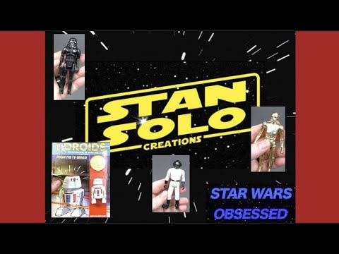 R5-D4, Imperial Weapons Tech, and RA-7 Droid from Stan Solo Creations!!