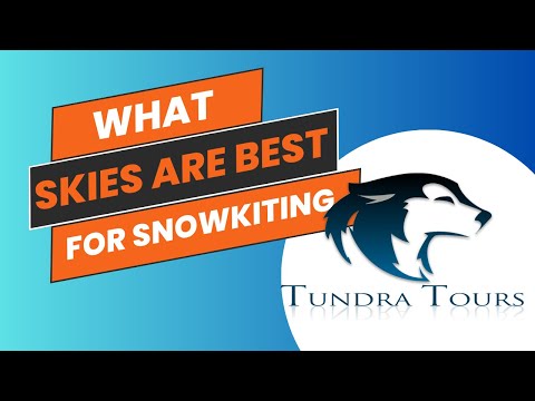 What types of skies for Snowkiting