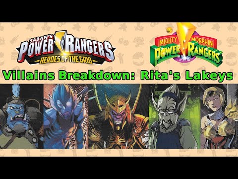 Rita's Lackeys – Power Rangers: Heroes of the Grid Villains Breakdown
