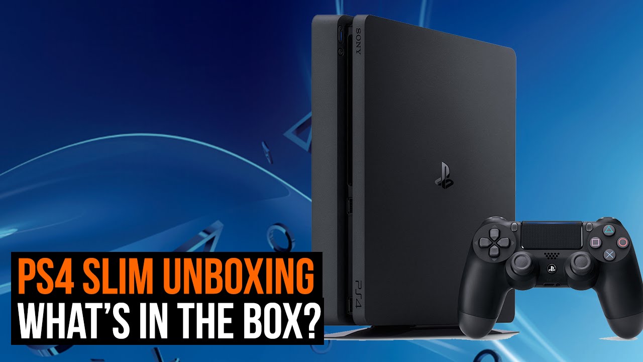 PS4 Slim unboxing - what's in the box? - YouTube