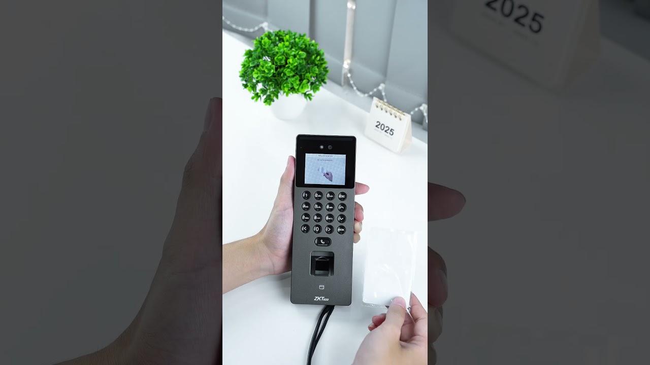 Lắp đặt máy chấm công ZKteco SenseFace 2A
