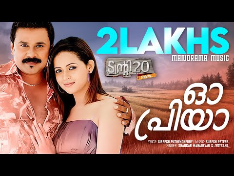 Oh Priya | Twenty Twenty | Video | Mammootty | Mohanlal | Gireesh Puthenchery |Suresh Peters| Dileep